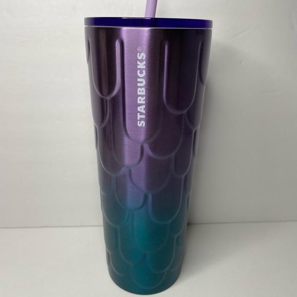 Starbucks Other - New Starbucks Twilight Ombre Mermaid Stainless Steel Tumbler